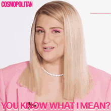 You Know What I Mean Meghan Trainor GIF - You Know What I Mean Meghan Trainor You Know What Im Trying To Say GIFs