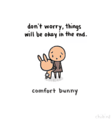 Comfort Bunny GIF - Stay Positive Positive Positivity GIFs