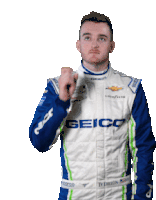 Pointing Up Ty Dillon Sticker - Pointing Up Ty Dillon Nascar Stickers