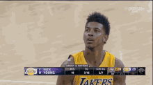 Swaggy P With The Pump Fake At The Line GIF - Lakers Nba La Lakers GIFs