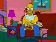 Homero Comiendo GIF - The Simpsons Homer Hungry GIFs