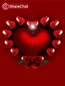 दिल गुलाब GIF - दिल गुलाब वैलेंटायन GIFs