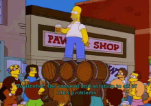 Homer To Alcohol! GIF - The Simpsons Alcohol Beer GIFs
