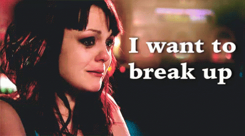 Break Up Gif Break Up Sad Cry Discover Share Gifs