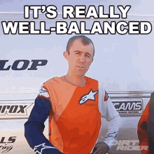 Its Really Well Balanced Andrew Oldar GIF - Its Really Well Balanced Andrew Oldar Dirt Rider GIFs