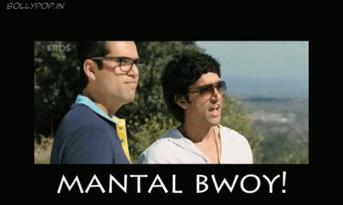 Mantal Bwoy! GIF - Bollywood Mantalbwoy GIFs