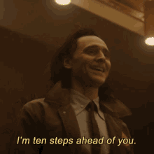 Loki Ten Steps Ahead Of You GIF - Loki Ten Steps Ahead Of You Variant GIFs