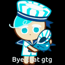 Bye Chat Peppermint Cookie GIF - Bye Chat Peppermint Cookie Cookie Run GIFs