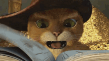 Too Long Didn'T Read GIF - Reading Puss In Boots Shocked GIFs