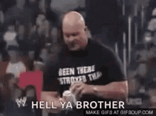 The perfect Yes Hell Ya Brother Wwe Animated GIF for your conversation. 