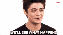 Well See What Happens Asher Angel GIF - Well See What Happens Asher Angel Lets See GIFs