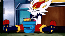 Cinderace Pokémon Cinderace GIF - Cinderace Pokémon Cinderace Eating GIFs
