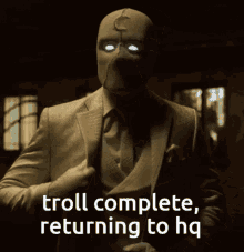 Mr Knight Troll Complete Returning To Hq GIF - Mr Knight Troll Complete Returning To Hq Troll GIFs