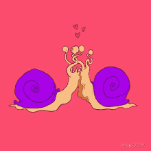 Snail Love GIF - Snail Kiss Love GIFs