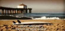 Warm Thoughts From The West Coast California GIF - Warm Thoughts From The West Coast California Surfing GIFs