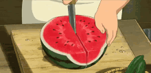 watermelon fruit anime i love watermelon