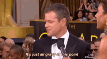 It'S All Gravy At This Point GIF - Academy Redcarpet Academyawards GIFs