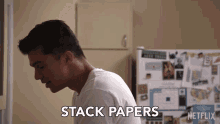 Stack Papers Ben Truax GIF - Stack Papers Ben Truax Andrew Jacobs GIFs
