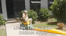 Adulting Livin The Dream GIF - Adulting Livin The Dream Sliding GIFs