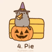 Осенние котики Pie-pusheen