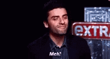 Oscar Isaac Meh GIF - Oscar Isaac Meh Who GIFs