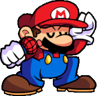 Pose Down Sticker - Pose Down Mario Stickers