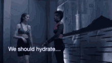 Beer Me GIF - We Should Hydrate Drinking Cheers GIFs