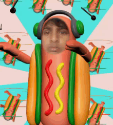 hotdog dancing ketchup
