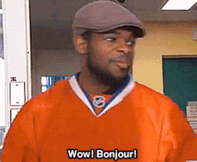 Montreal Canadiens Wow Bonjour GIF - Montreal Canadiens Wow Bonjour Bonjour GIFs
