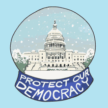 Snow Globe Democracy GIF - Snow Globe Democracy White House GIFs
