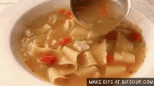 Chicken Noodle Soup GIF - Soup Chicken Noodle Soup Noodle GIFs