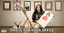 This Is For You Office Noah Cyrus GIF - This Is For You Office Noah Cyrus Popbuzz GIFs