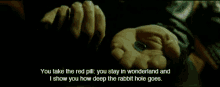 Go With The Decision That Will Make For A Good Story. GIF - Red Pill Green GIFs