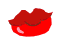 Love Heart Red Lips Heart Sticker - Love Heart Red Lips Heart Blow Heart Kiss Stickers