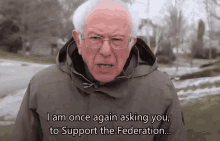 Bernie Sanders Elite Dangerous GIF - Bernie Sanders Elite Dangerous Federation GIFs