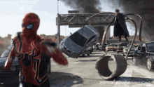 Dodge Spider Man GIF - Dodge Spider Man Tom Holland GIFs
