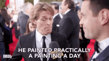 Painting Painting A Day GIF - Painting Painting A Day Willem Dafoe GIFs