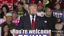 Trump Youre Welcome GIF - Trump Youre Welcome GIFs