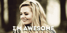 Once Upon A Time Im Awesome GIF - Once Upon A Time Im Awesome Emma Swan GIFs