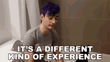 Its A Different Kind Of Experience Ice Poseidon GIF - Its A Different Kind Of Experience Ice Poseidon Its Something Different GIFs