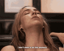 Killing Eve Villanelle GIF - Killing Eve Villanelle I Dont Want To Do This Anymore GIFs