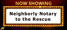Marquee Movie Marquee GIF - Marquee Movie Marquee Neighborly Notary Movie Title GIFs