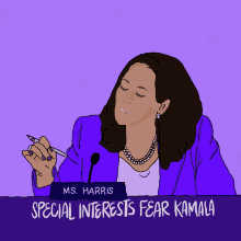 Ms Harris Special Interests Fear Kamala GIF - Ms Harris Special Interests Fear Kamala Pointed Pen GIFs