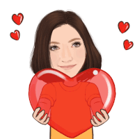 Love Heart Sticker - Love Heart Ily Stickers