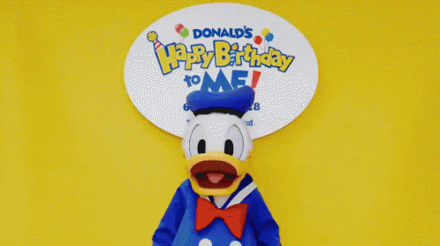 誕生日 ディズニー Gif Donald Duck Disney Birthday Celebrate Discover Share Gifs
