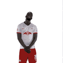 ganz genau jean kevin augustin rb leipzig nicken grinsen