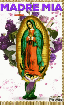 Madre Mia Blessed Virgin Mary GIF - Madre Mia Blessed Virgin Mary Mama Mary GIFs