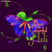 Have A Colourful Holi Gifkaro GIF - Have A Colourful Holi Gifkaro Wishing You A Colorful Holi GIFs