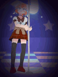 takanashi kiara pole dance pole dancing disco oo lala