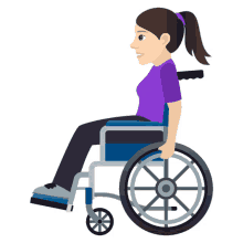 wheelchair joypixels disabled manual wheelchair handicapped